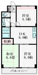 ブルームライフ市川の物件間取画像